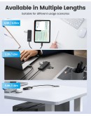 Orico хъб USB3.1 HUB Type-C - 3 x USB3.0, SD, TF - PAPW3AT-C3-015-BK