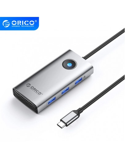Orico докинг станция Docking Station Type-C - PW11-6P-GY-EP - HDMI x 1, USB-C x 1, USB3.0 x 3, USB-C PD100W x 1