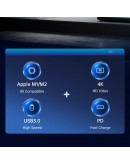 Orico докинг станция Docking Station Type-C - PW11-6PR-GY-EP - HDMI x 1, USB-C x 1, USB3.0 x 3, USB-C PD100W x 1, LAN x 1 (1Gbps)