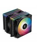 DeepCool охладител CPU Cooler AG620 BK - Addressable RGB V2, Dual-Tower - LGA1851/AM5