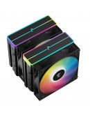 DeepCool охладител CPU Cooler AG620 BK - Addressable RGB V2, Dual-Tower - LGA1851/AM5