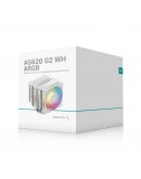 DeepCool охладител CPU Cooler AG620 G2 WH ARGB - Dual-Tower - LGA1851/AM5