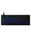 White Shark геймърска механична клавиатура Gaming Mechanical Keyboard SHINOBI 2 - YUSYA 5P Blue Switches (English US), Black