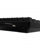 White Shark геймърска механична клавиатура Gaming Mechanical Keyboard SHINOBI 2 - YUSYA 5P Blue Switches (English US), Black
