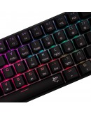 White Shark геймърска механична клавиатура Gaming Mechanical Keyboard SHINOBI 2 - YUSYA 5P Red Switches (English US), Black