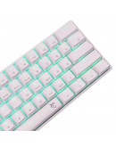 White Shark геймърска механична клавиатура Gaming Mechanical Keyboard SHINOBI 2 - YUSYA 5P Red Switches (English US), White