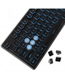 White Shark геймърска клавиатура Gaming Keyboard TACHI - Low-Profile (English US), Black