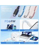Vention Кабел USB 2.0 C M / USB-C M 1.0m White - TRCWF