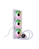 1stPlayer водно охлаждане Water Cooling 360mm - Thunderstorm TS4 360 White - Digital Display, aRGB