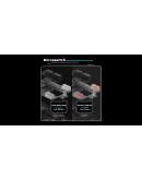 VXE професионална геймърска мишка Wireless Gaming Mouse Dragonfly R1 1K - Huano Ice Berry Pink Dot Switches, Black