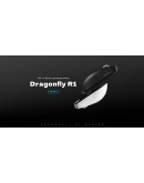 VXE професионална геймърска мишка Wireless Gaming Mouse Dragonfly R1 1K - Huano Ice Berry Pink Dot Switches, Black