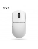 VXE професионална геймърска мишка Wireless Gaming Mouse Dragonfly R1 1K - Huano Ice Berry Pink Dot Switches, White