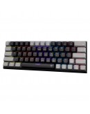 White Shark геймърска механична клавиатура Gaming Mechanical Keyboard WAKIZASHI 2 - Red Switches (English US), Black, Gray