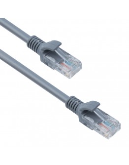 Кабел DeTech LAN - LAN, CAT5,  0.5m -18252