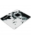 full print white and black design, bottom is