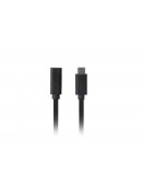 Lanberg USB-C M/F 3.1 cable 0.5m, Black