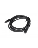 Lanberg USB-C M/F 3.1 cable 1.5m, Black