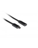 Lanberg USB-C M/F 3.1 cable 1.5m, Black