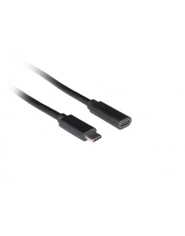 Lanberg USB-C M/F 3.1 cable 1.5m, Black