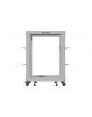 Lanberg open rack 19 15U 600x600-1100 adjustable, 