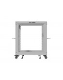 Lanberg open rack 19 12U 600x600-1100 adjustable, 