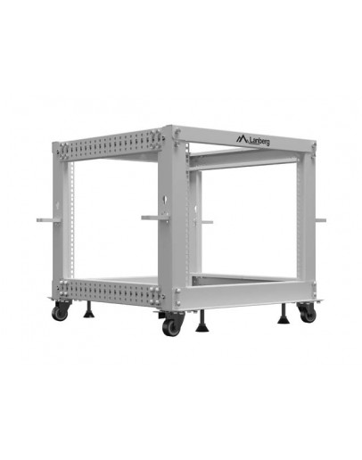Lanberg open rack 19 9U 600x600-1100 adjustable, g