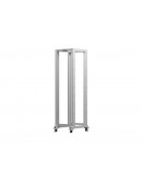 Lanberg open rack 19 42U  600x800, grey