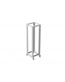 Lanberg open rack 19 42U  600x800, grey