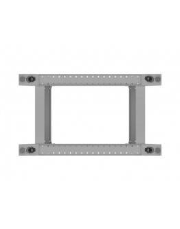 Lanberg open rack 19 32U  600x1000, grey