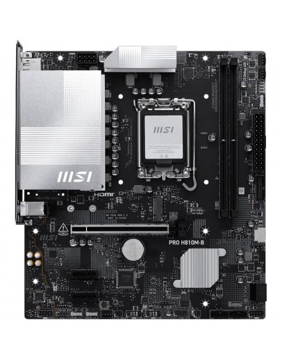 MSI PRO H810M-B, mATX, LGA 1851, 2x DDR5 Dual