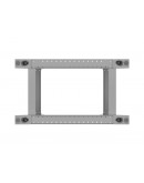 Lanberg open rack 19 22U 600x800, grey