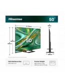 Hisense 50 E8S, 4K Ultra HD 3840x2160, ULED, Quant
