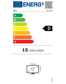 Монитор Dell SE2726H, 27 LED Flat Screen, IPS AG, Full HD 