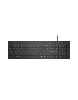 Natec Keyboard Herring US, Black, Slim