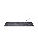 Natec Keyboard Herring Glow US, White Backlight