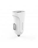 Зарядно устройство за кола, LDNIO DL-C17, 5V/1A, Универсално, 2 x USB, С Micro USB кабел, Бял - 14377