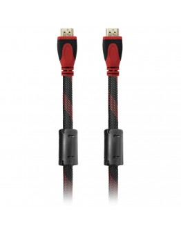 Кабел, DeTech, HDMI - HDMI M/М, 15m, С оплетка и ферит - 18310