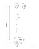Neomounts Flat Screen Ceiling Mount (Height: 106-1