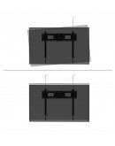 Neomounts Level-750 Wall Mount (XL, 100 kg, tiltab