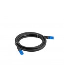 Lanberg patchcord CAT.6a s/ftp lszh cca 1.5m black