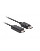 Lanberg display port (M) V1.1 -> HDMI (M) cable 1.