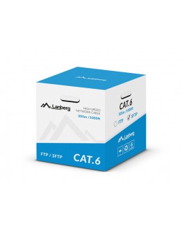 Lanberg LAN cable CAT.6 sftp 305m solid cu grey cp