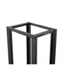 Lanberg open rack 19 42U 600x1000 black