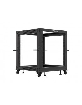 Lanberg open rack 19 12U 600x600-1100 adjustable b