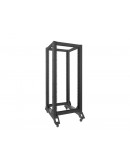 Lanberg open rack 27U  600x800, black