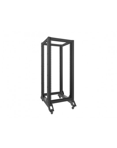 Lanberg open rack 27U  600x800, black