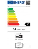 Монитор AOC U34V5C/BK, 34 VA WLED, 3440x1440@100Hz, 4ms Gt