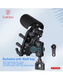 Универсална стойка за телефон, за велосипед, Earldom ET-EH304, Черен - 17894