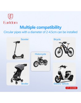 Универсална стойка за бутилка, за велосипед, Earldom ET-EH296, Черен - 17895