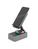 Тонколона със стойка за телефон Kisonli M2, Bluetooth, USB, RGB, Различни цветове - 22274